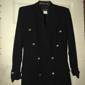 The Limited Navy Blue Pea Coat